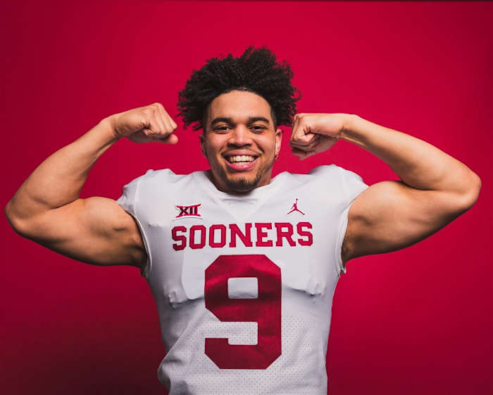 Caleb Williams on his visit to OU